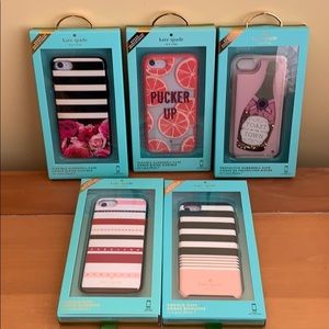 Kate ♠️ Spade iPhone 6 7 8 Cases in Original Boxes